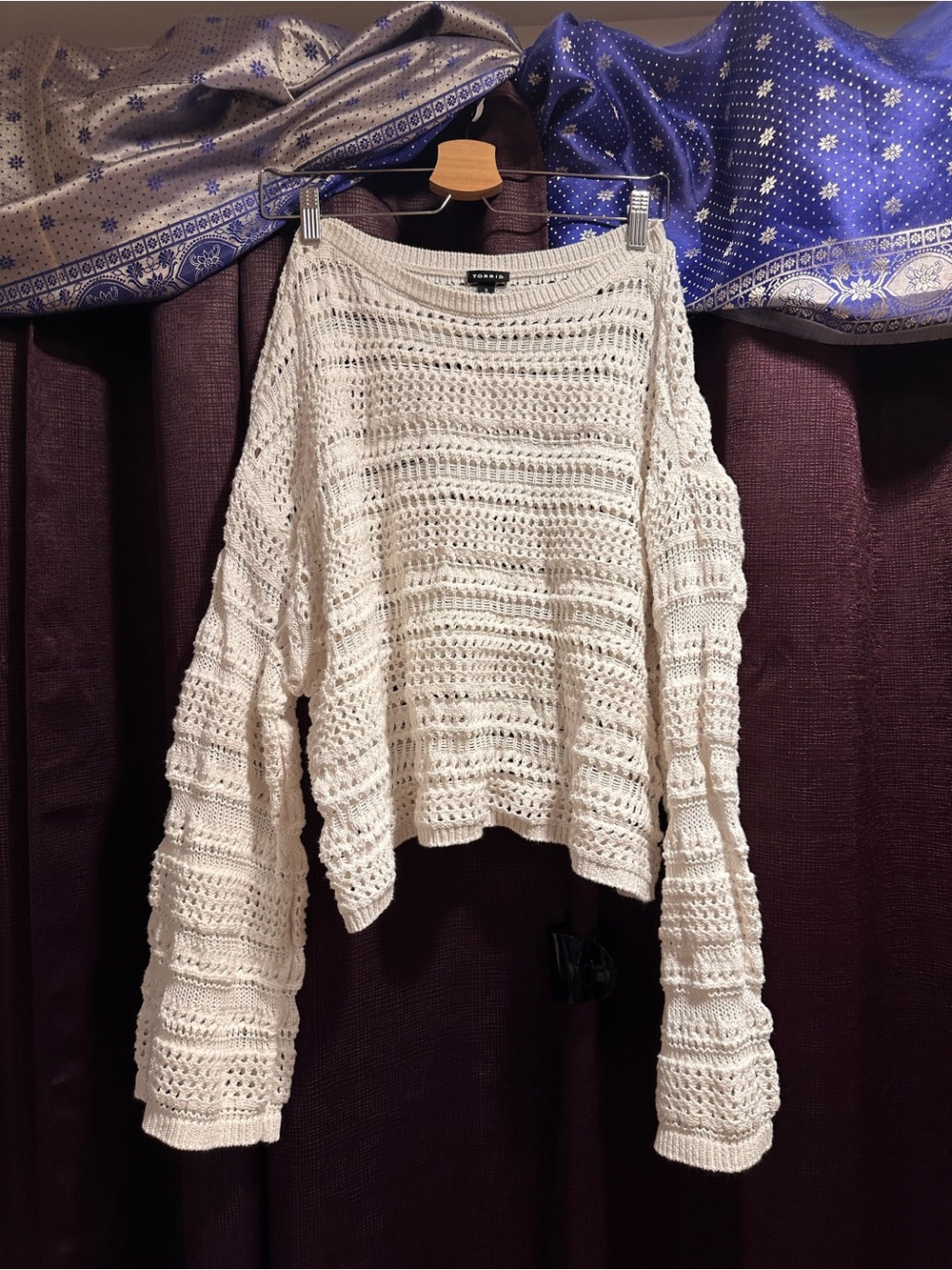 Torrid Wide Sleeve Crop Pullover